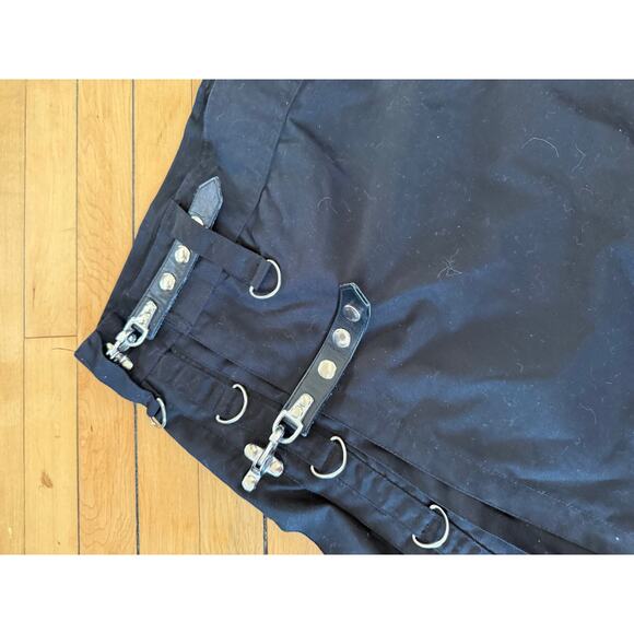 Black gothic chainlink kilt skirt dark steampunk heavy duty dark punk - Picture 5 of 12